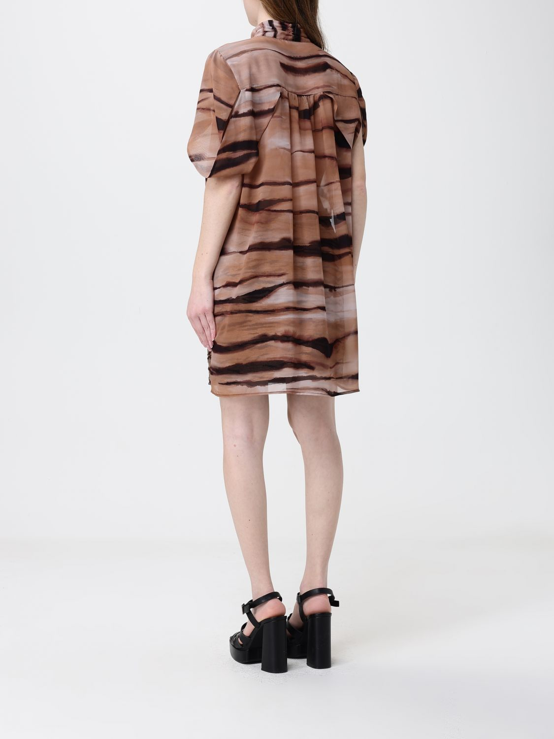 [ELISABETTA FRANCHI] Short sleeve dress SS26 AB95662E2 470