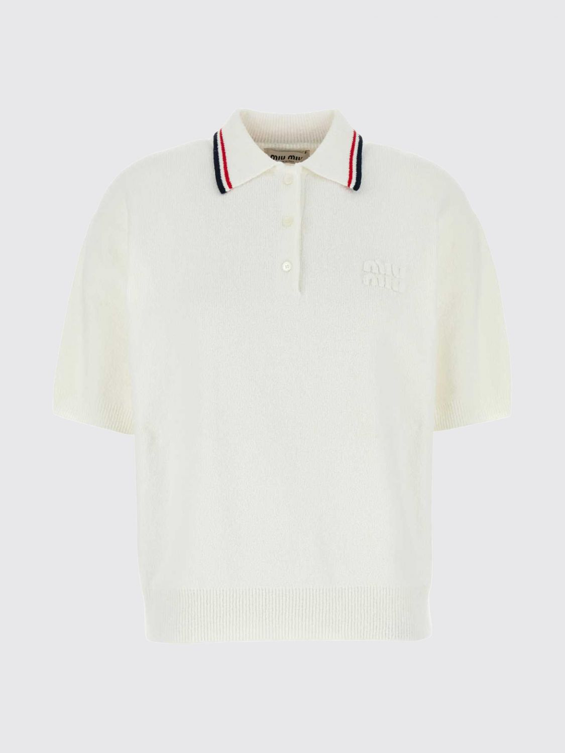 [Miu Miu] T-shirts Short Sleeve SS26 MMLB31SOOO17NR F0009