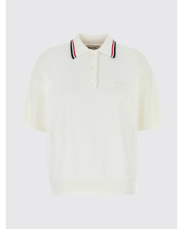 [Miu Miu] T-shirts Short Sleeve SS26 MMLB31SOOO17NR F0009