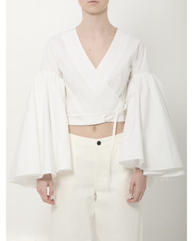 [JACQUEMUS] Blouse SS26 TOW00904A_W00648_100