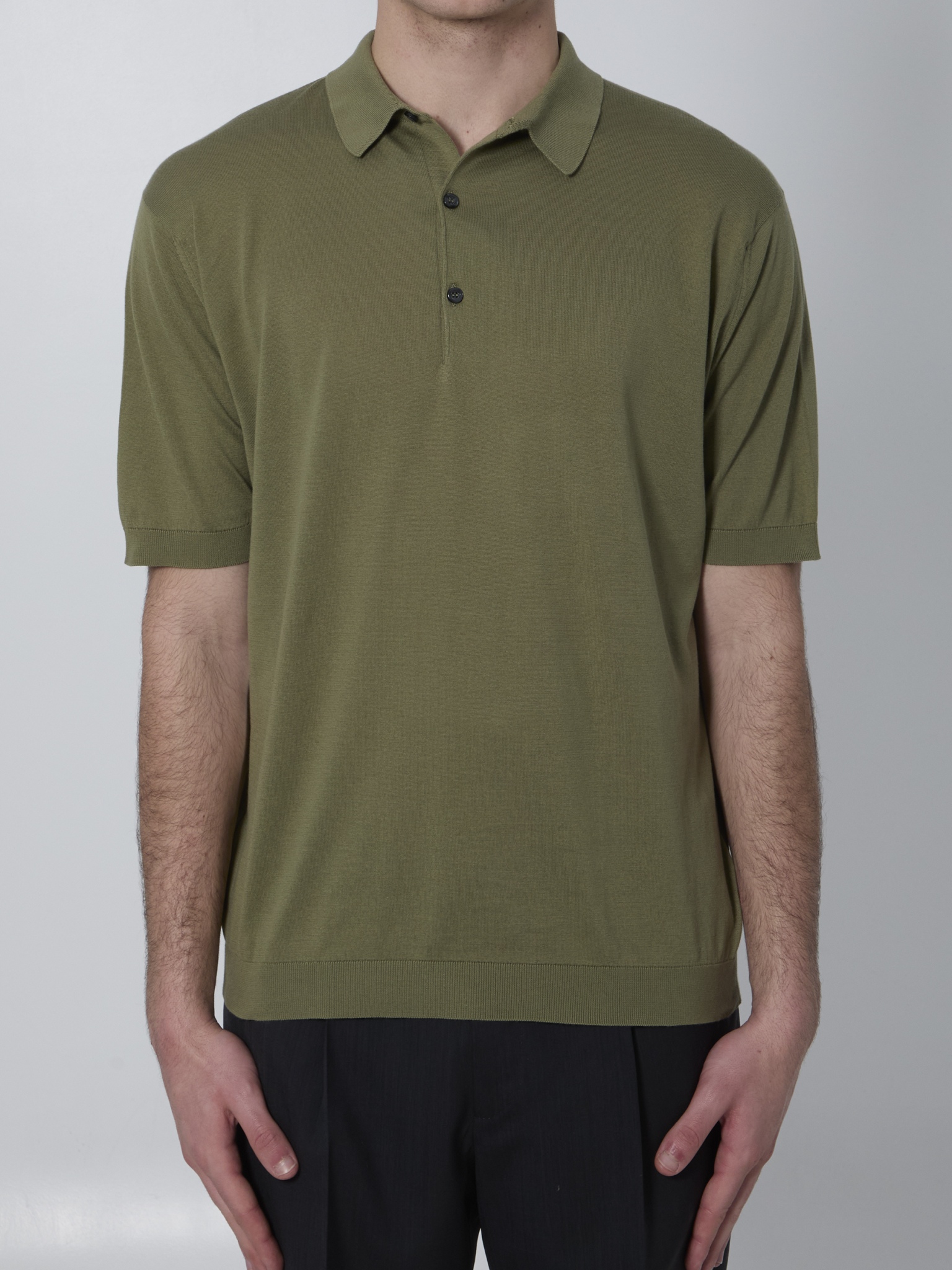 [JOHN SMEDLEY] T-shirts Short Sleeve SS26 ADRIAN__TARRAGON