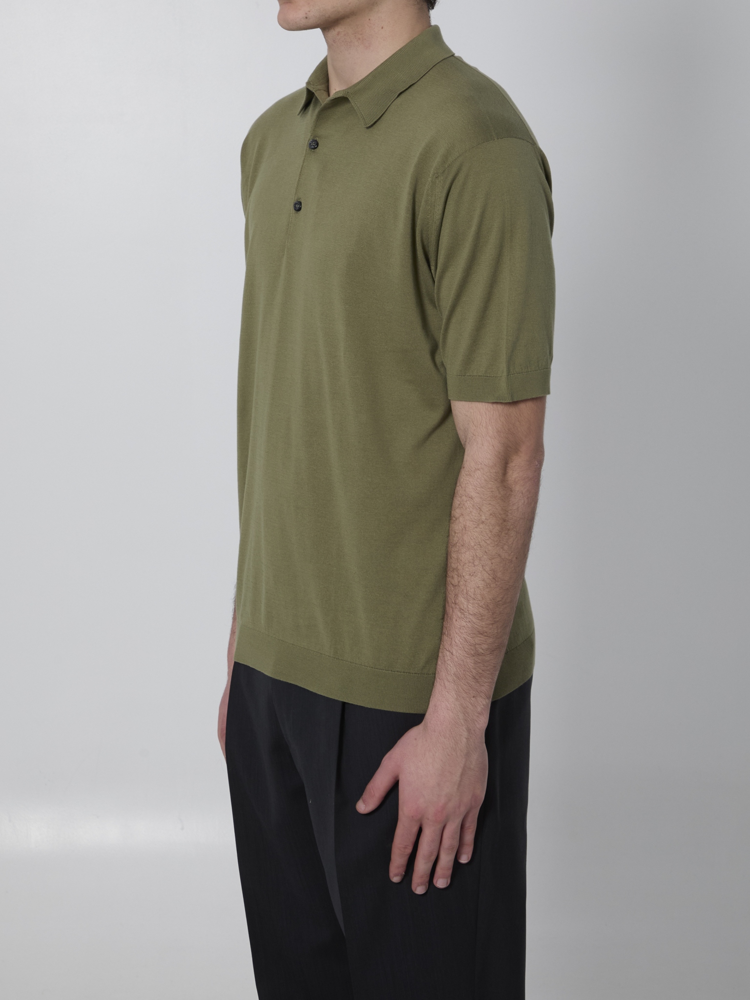 [JOHN SMEDLEY] T-shirts Short Sleeve SS26 ADRIAN__TARRAGON