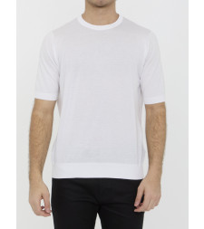 [JOHN SMEDLEY] T-shirts Short Sleeve SS26 KEMPTON__WHITE