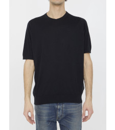 [JOHN SMEDLEY] T-shirts Short Sleeve SS26 KEMPTON__BLACK