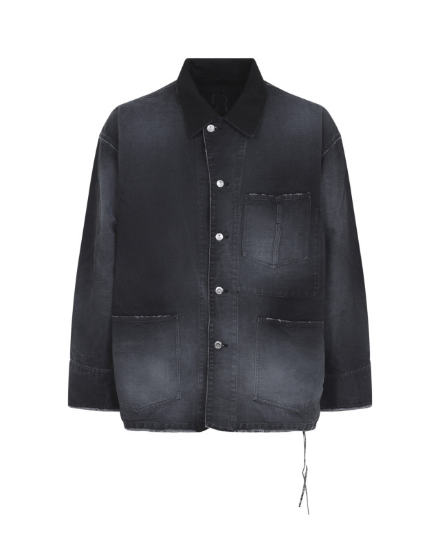 [Mastermind World] Denim jacket SS26 MW26SE1BL003.006