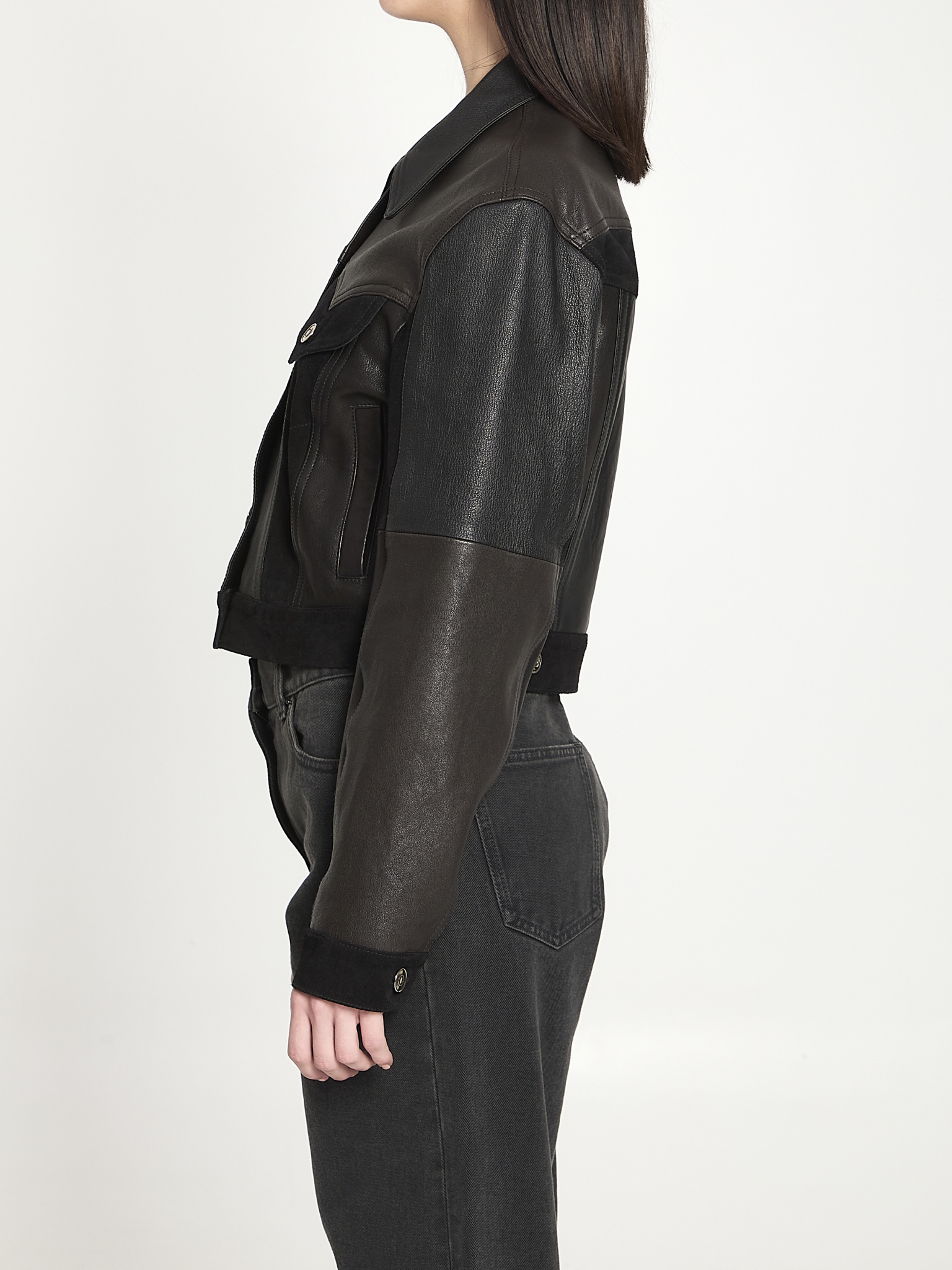 [Versace] Leather Jacket SS26 1024617_1A17766_1B000