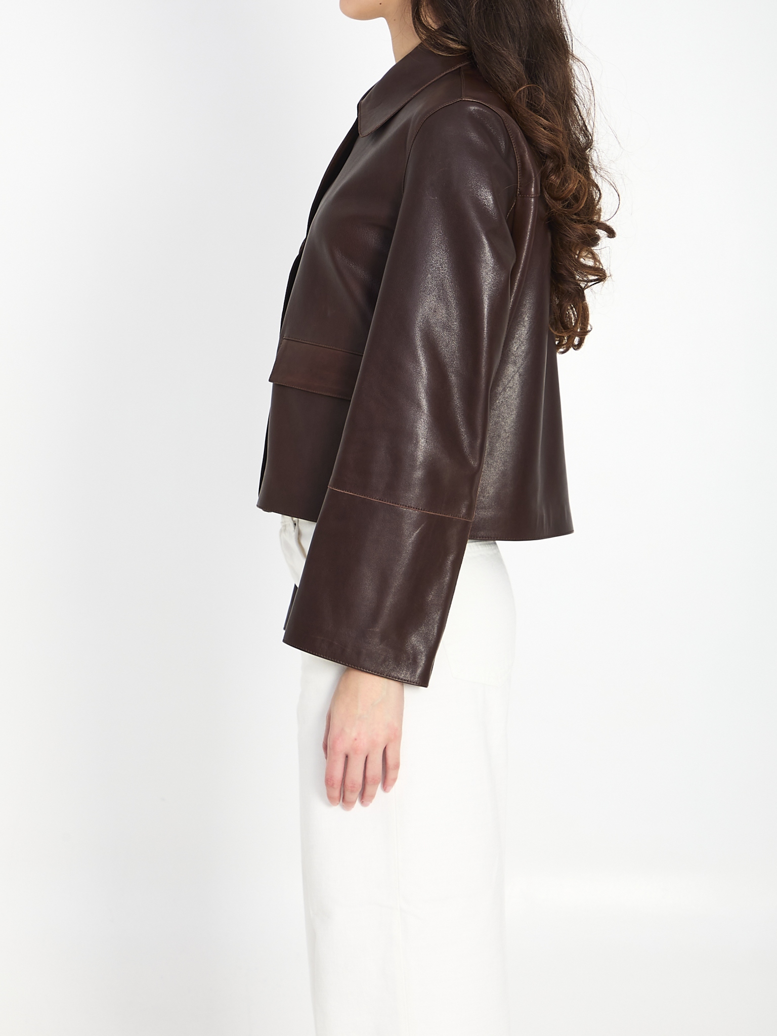 [Arma] Leather Jacket SS26 020L26105202__MUD BROWN