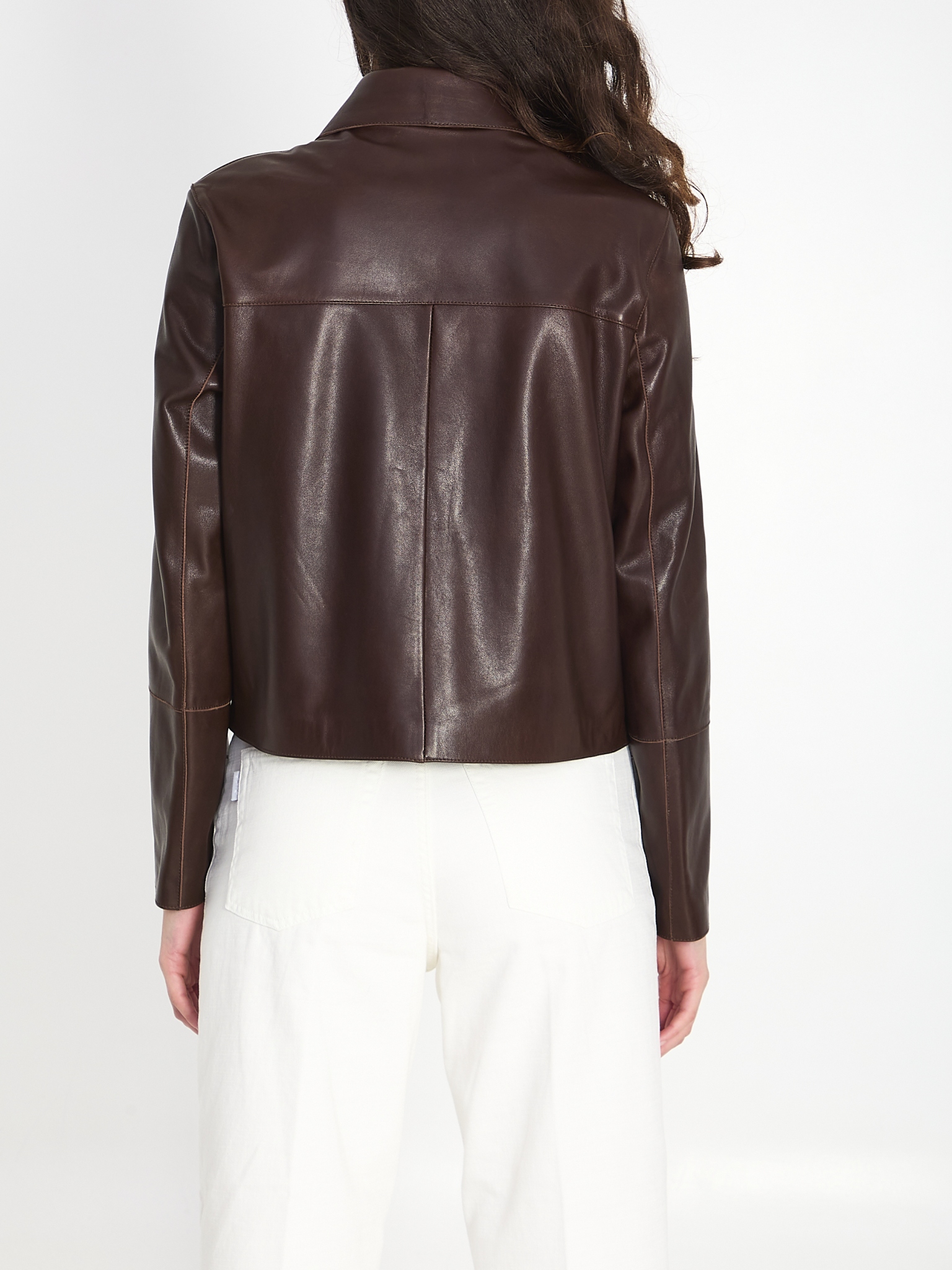 [Arma] Leather Jacket SS26 020L26105202__MUD BROWN