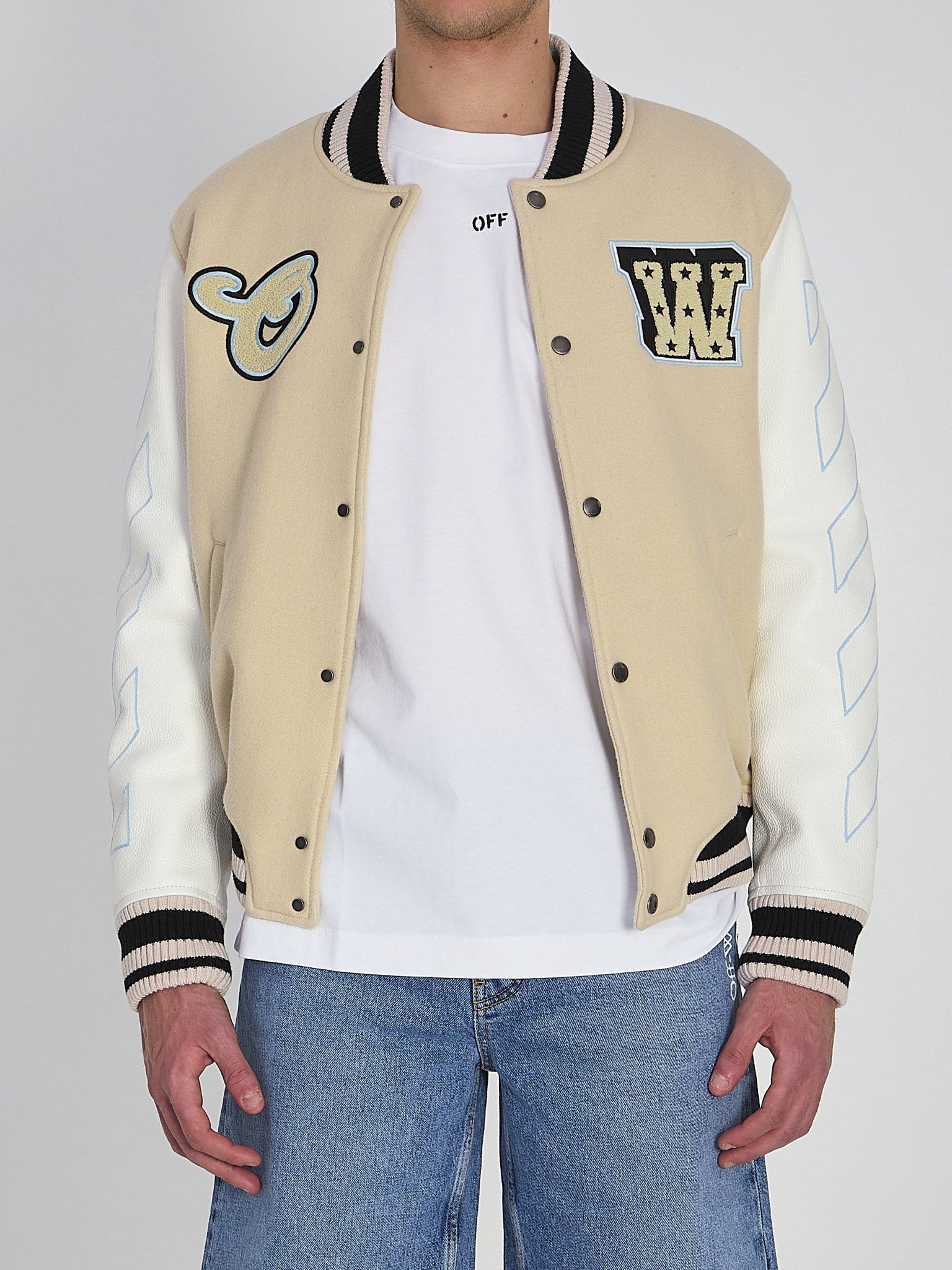 [Off White] Bomber Jacket SS26 OMJA122S26_LEA002_1010