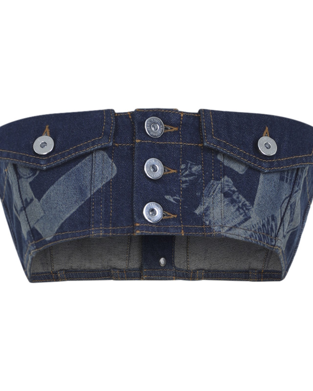 [JEAN PAUL GAULTIER] Top SS26 2601WBR014D027