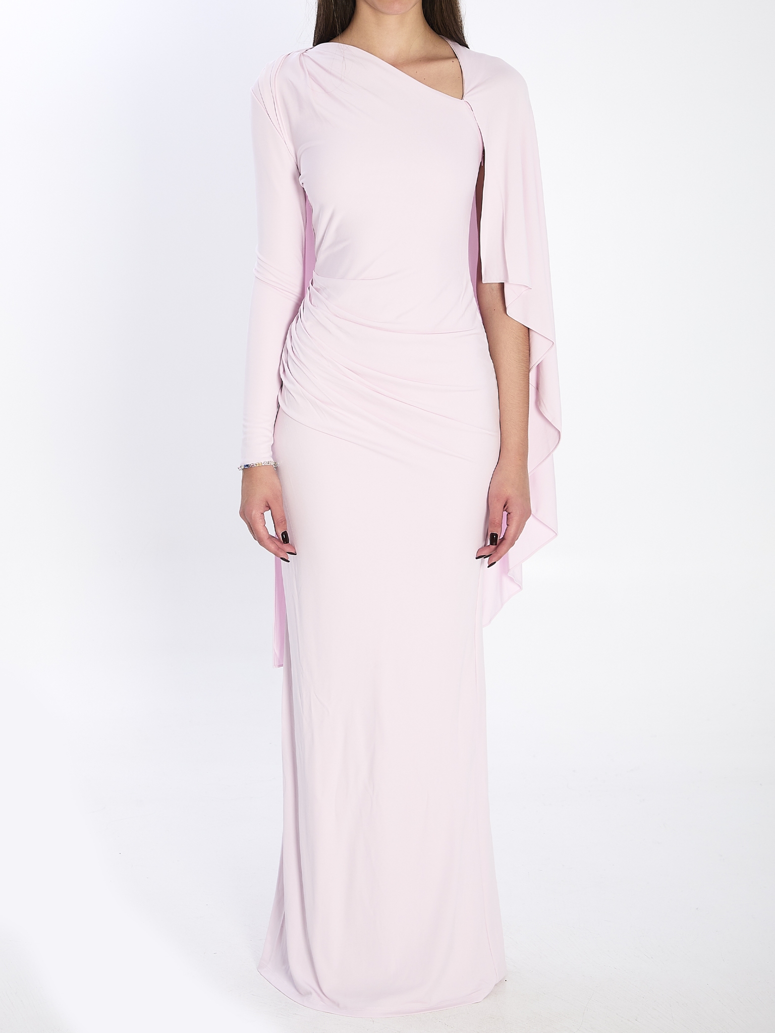 [SELF PORTRAIT] Long sleeve dress SS26 RS26505X__PINK
