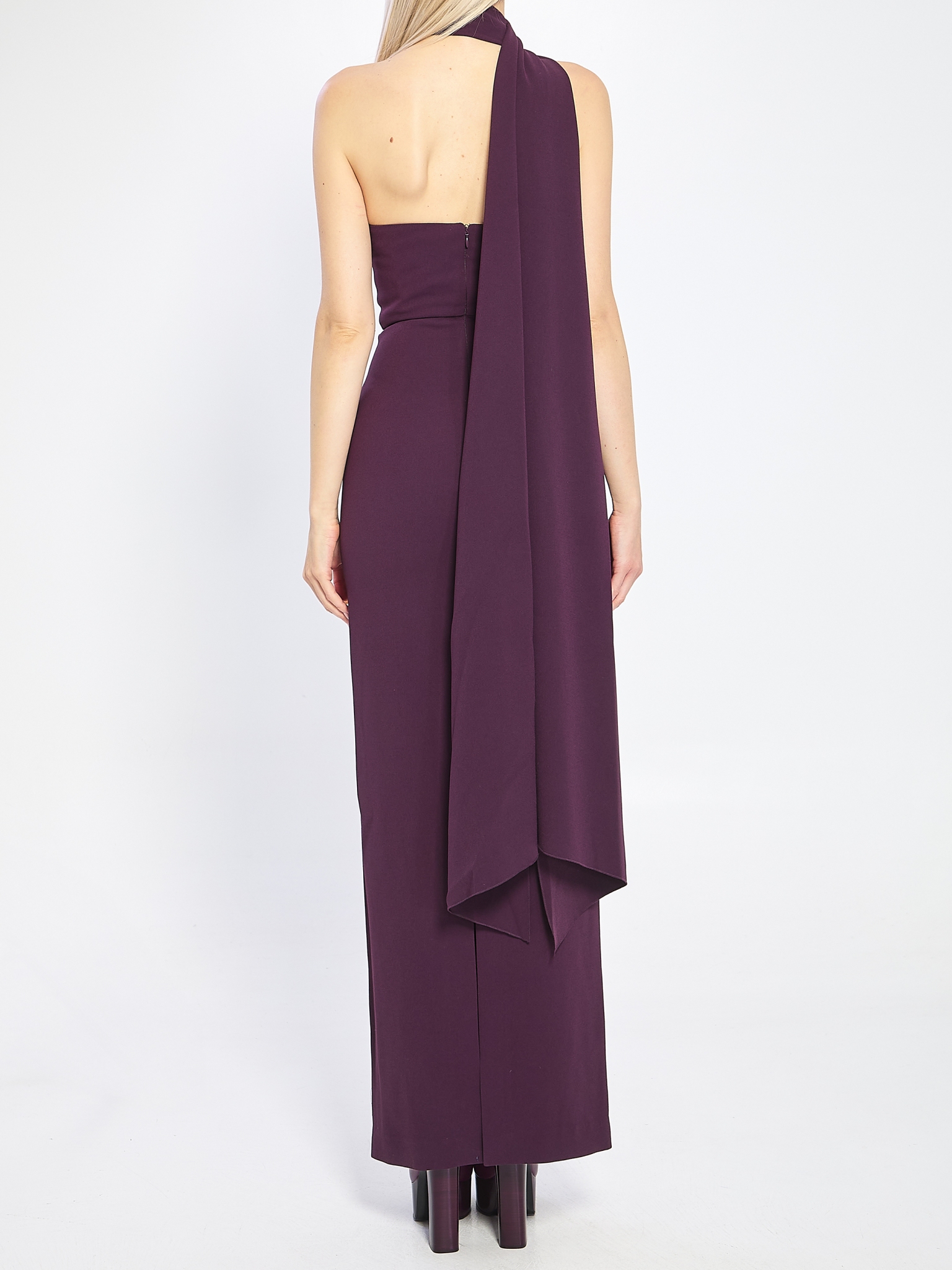 [Solace London] Sleeveless dress SS26 OS38011__PLUM