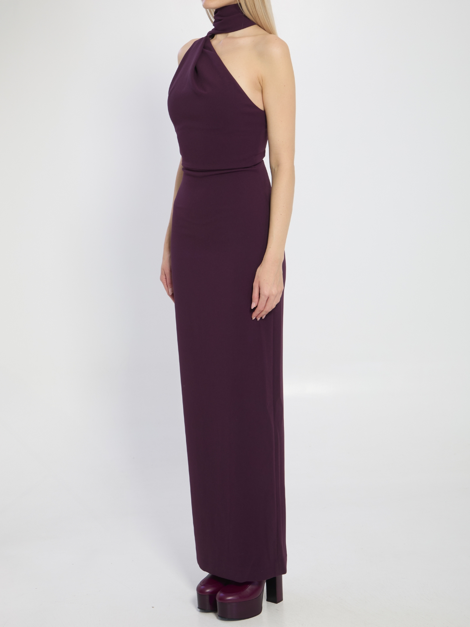 [Solace London] Sleeveless dress SS26 OS38011__PLUM