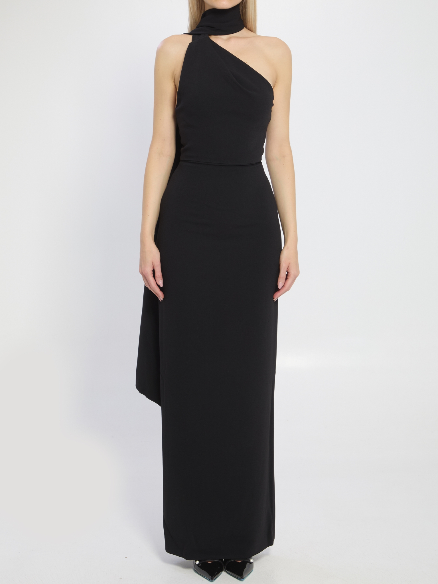 [Solace London] Sleeveless dress SS26 OS38011__BLACK