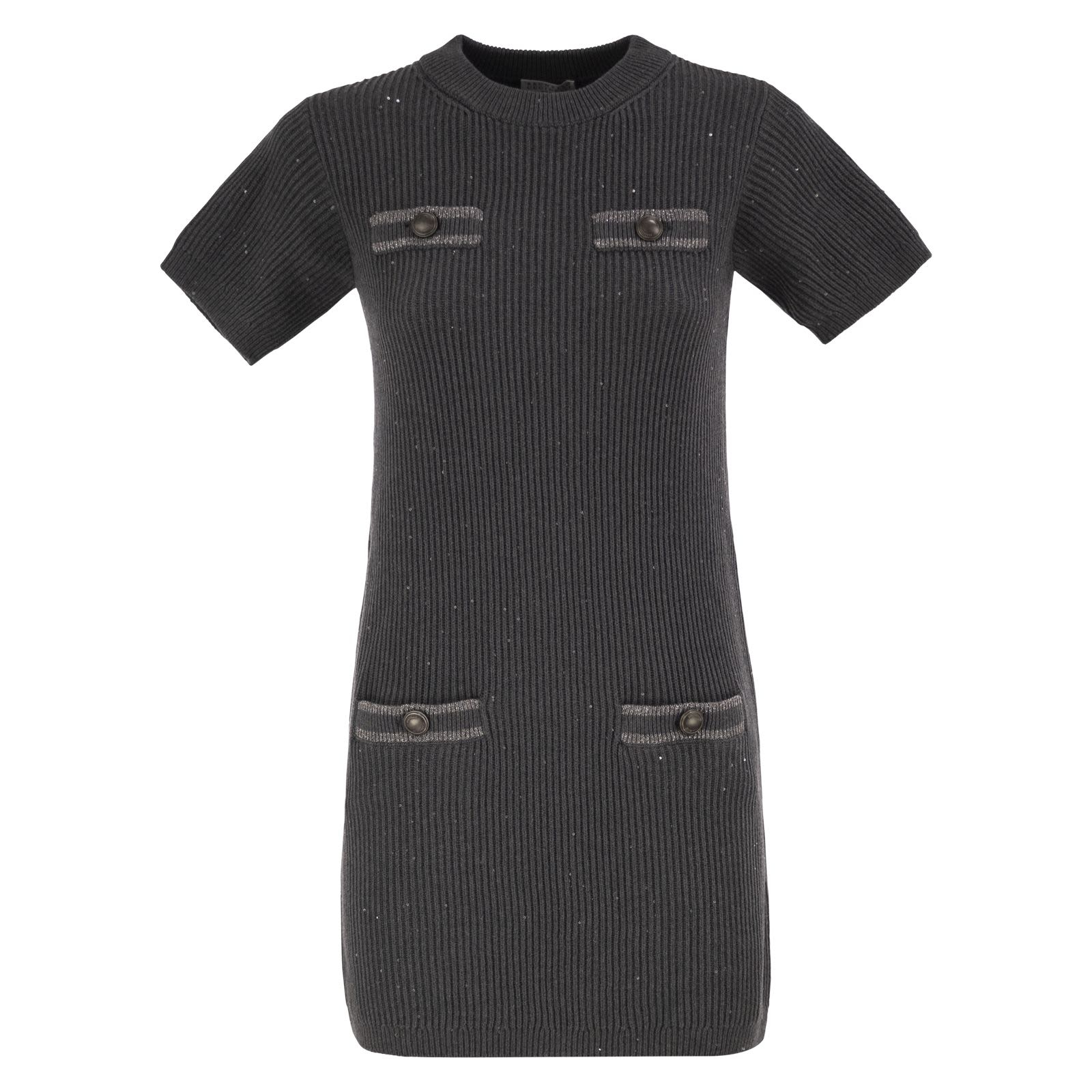 [Brunello Cucinelli] Short sleeve dress FW26 MDV745A90 C2079