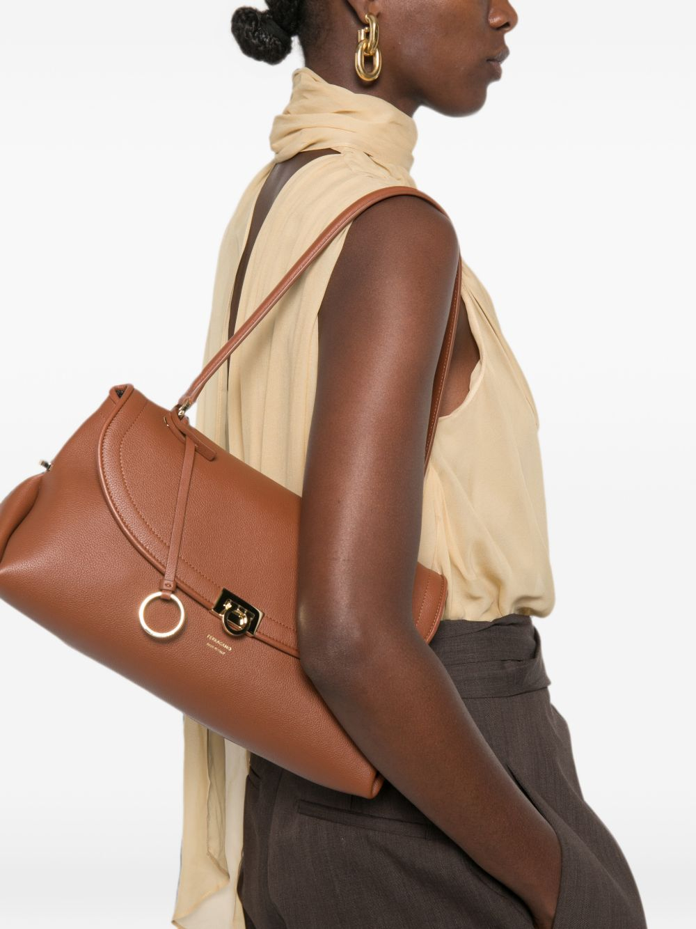 [Salvatore Ferragamo] Shoulder bag FW26 0796520COGNAC