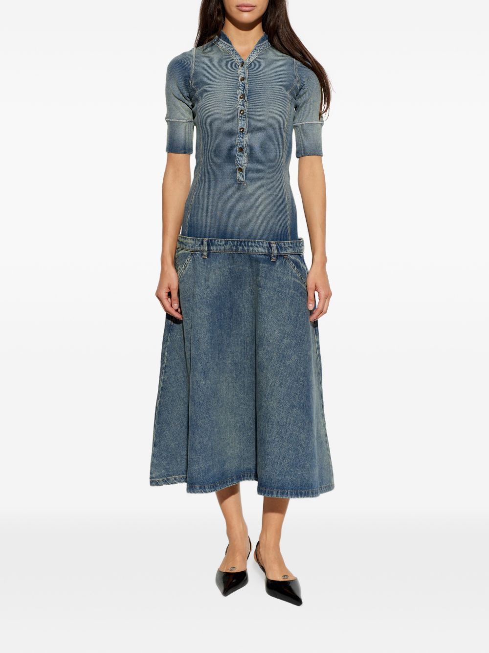 [Diesel] Short sleeve dress FW26 A230320IFBL01