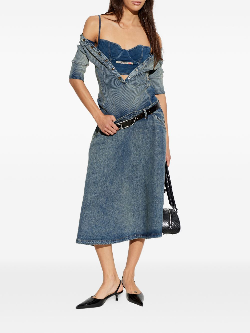 [Diesel] Short sleeve dress FW26 A230320IFBL01