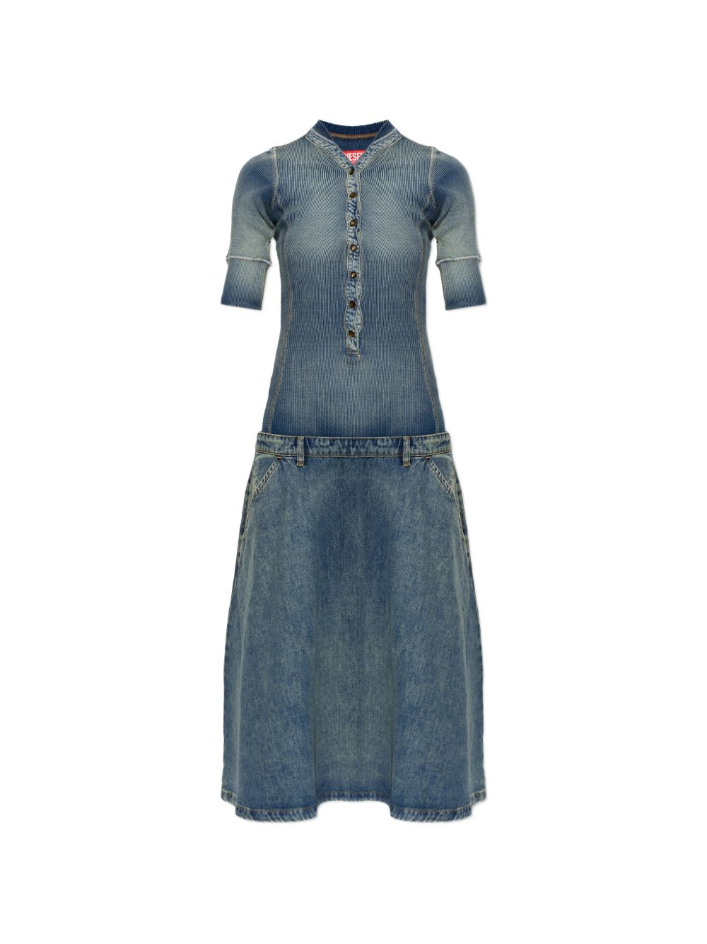 [Diesel] Short sleeve dress FW26 A230320IFBL01
