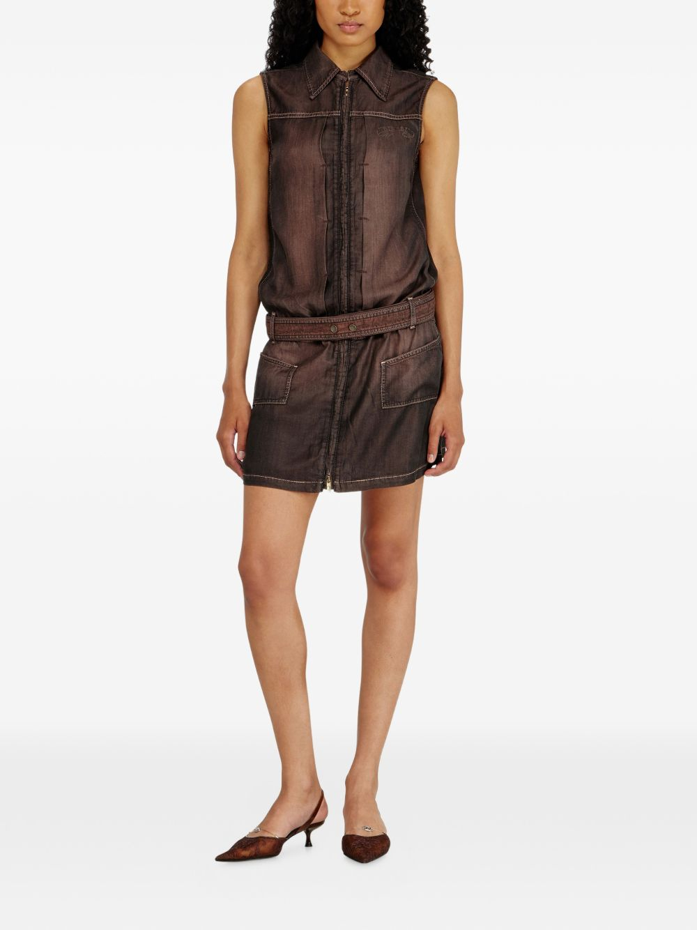 [Diesel] Sleeveless dress FW26 A23287068YF02
