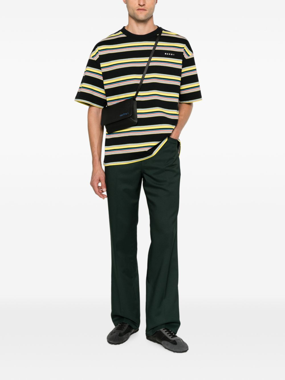 [Marni] T-shirts Short Sleeve FW26 HUJY0001S0UTC682STY48