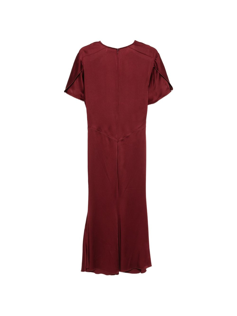 [VICTORIA BECKHAM] Short sleeve dress FW26 1226WDR005195DBURGUNDY