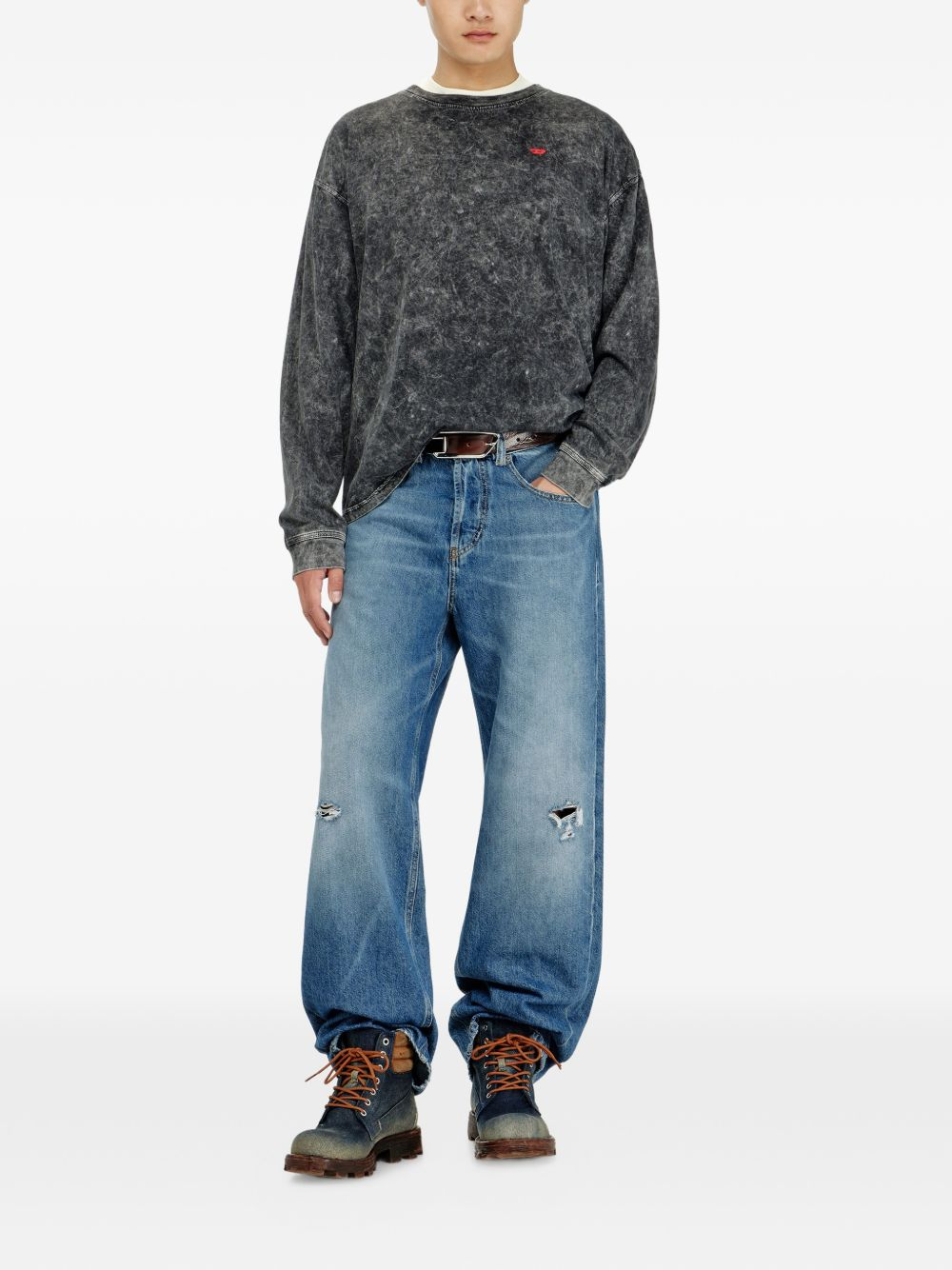 [Diesel] T-shirts Long Sleeve FW26 A232260AEBJ900