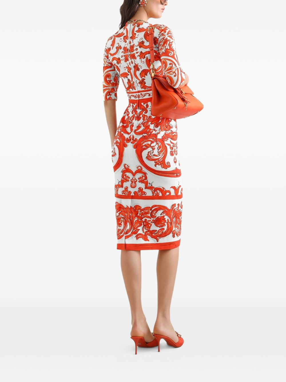 [Dolce & Gabbana] Short sleeve dress FW26 F6EAJTGDDRJS9000