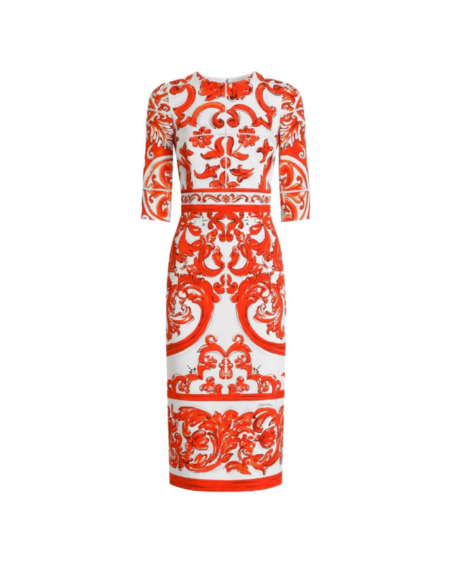 [Dolce & Gabbana] Short sleeve dress FW26 F6EAJTGDDRJS9000