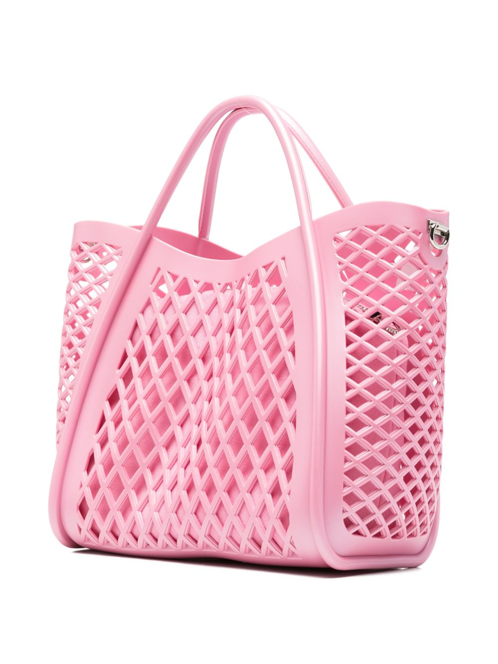 [Marc Ellis] Bag SS26 FLATBASKETSROSESILVER