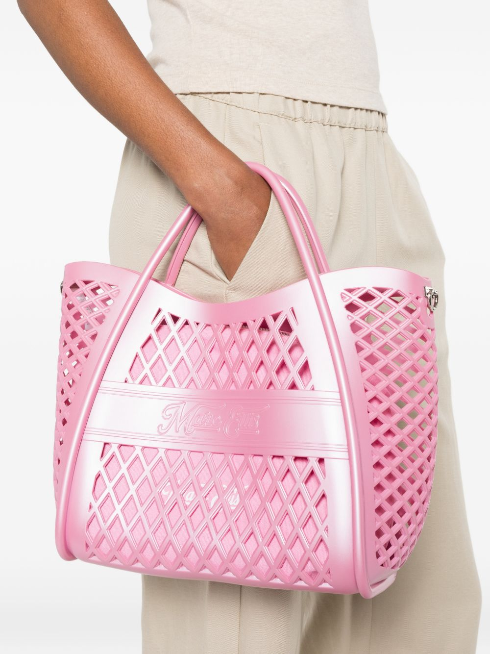 [Marc Ellis] Bag SS26 FLATBASKETSROSESILVER