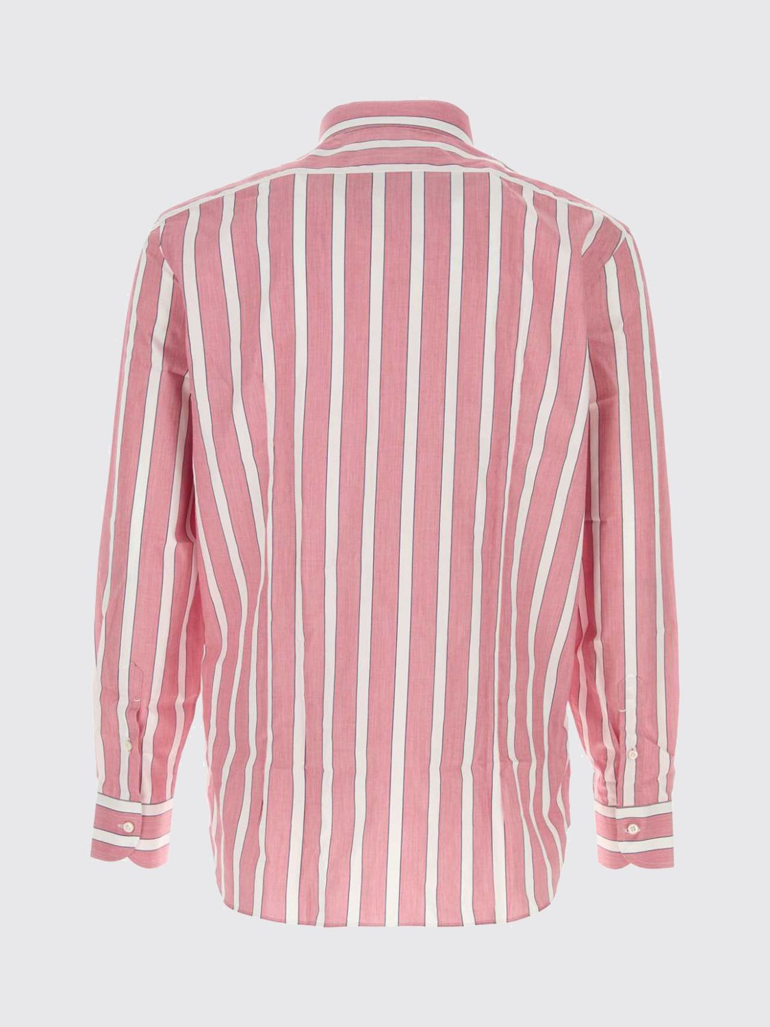 [Junya Watanabe] Shirts Long Sleeve SS26 WQB014051 WHTNVYRED