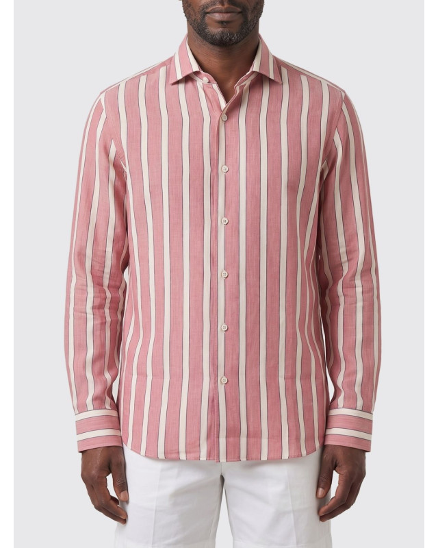 [Junya Watanabe] Shirts Long Sleeve SS26 WQB014051 WHTNVYRED