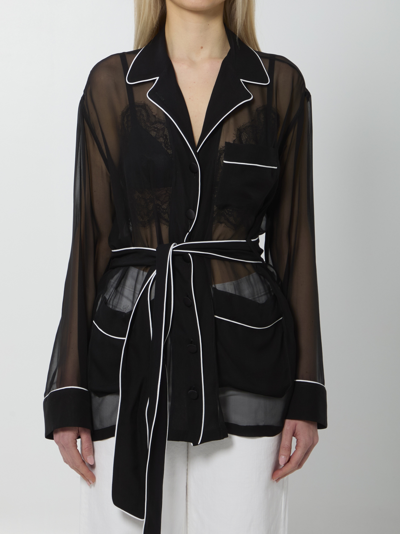[DOLCE&GABBANA] Shirts Long Sleeve SS26 F5U33T_FU1AT_N0000