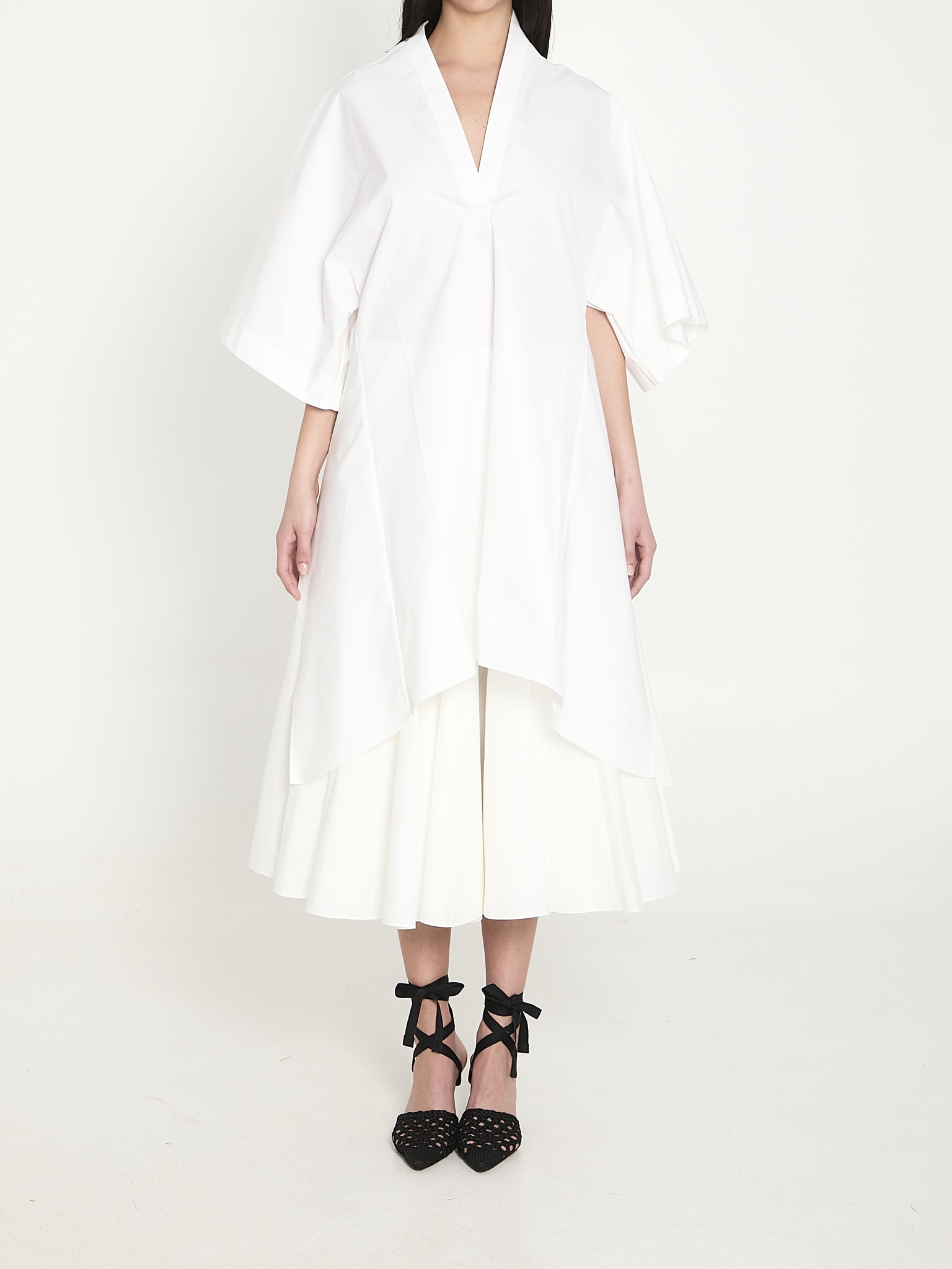 [JACQUEMUS] Long sleeve dress SS26 TOW00889A_W00780_100