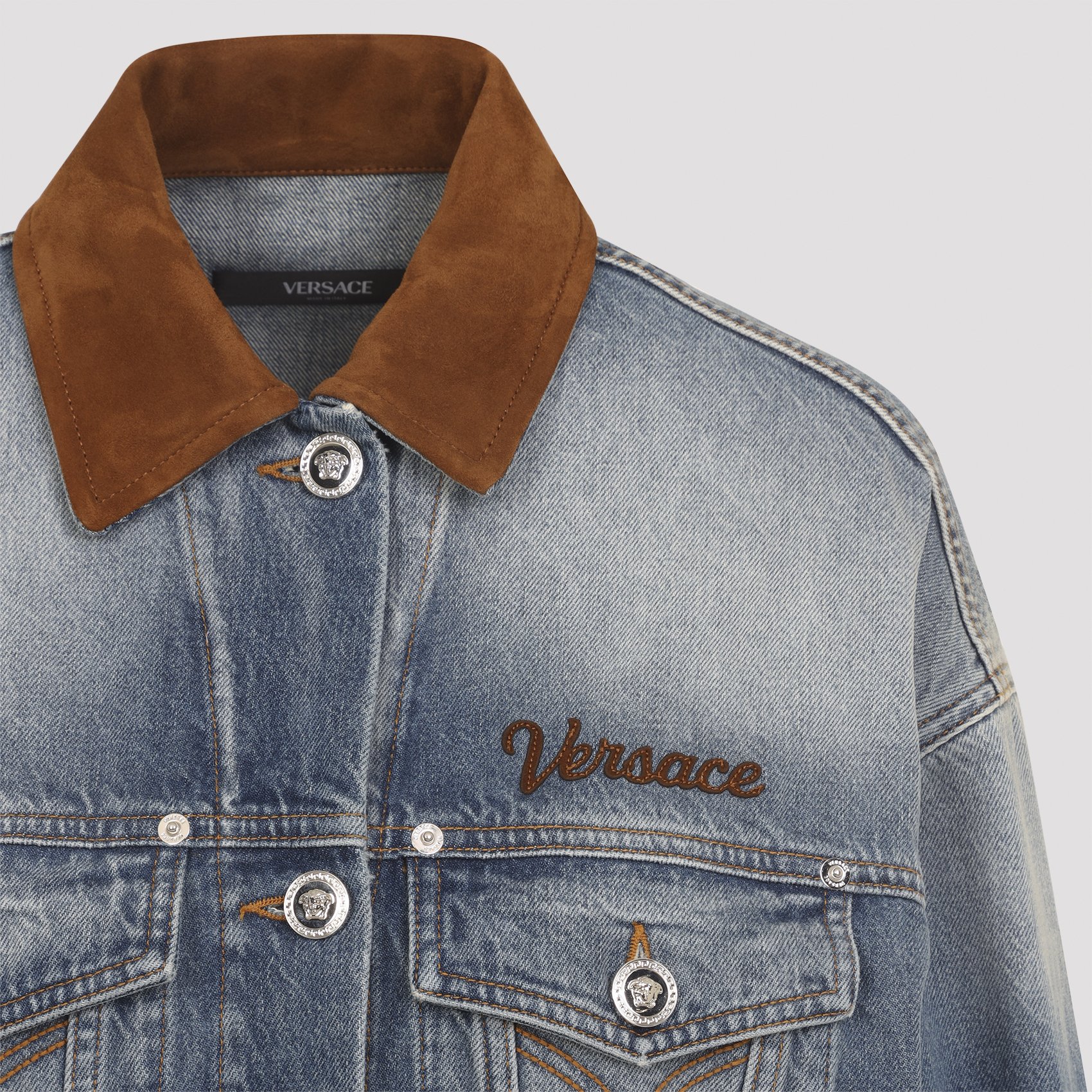 [Versace] Denim Jacket SS26 1022694.1A16751