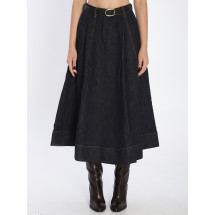 [SELF PORTRAIT] Midi skirt SS26 RS26828MSK__BLUE