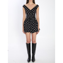 [SELF PORTRAIT] Sleeveless dress SS26 RS26209S__BLACK