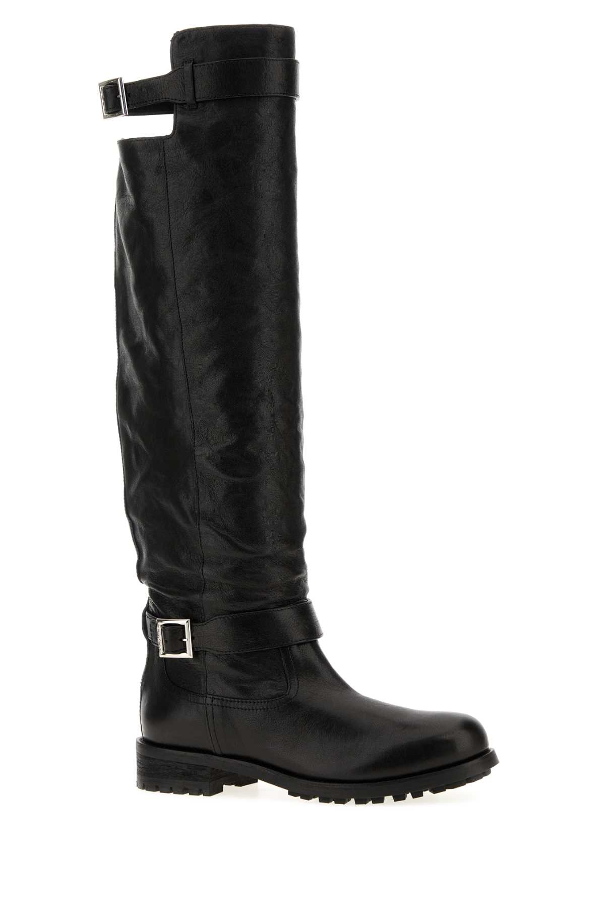 [Jimmy Choo] Boots FW26 BIKERKBERZ BLACK