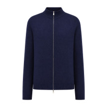 [Brunello Cucinelli] Cardigan FW26 M2200106CW425 NAVY MEDIUM GREY