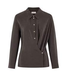 [LEMAIRE] Shirts Long Sleeve FW26 SH1141LF1308BR532 LICORICE