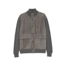 [Brunello Cucinelli] Leather Jacket FW26 MPCLF1955CWP86