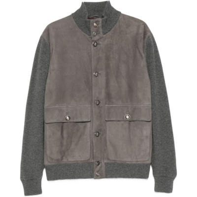 [Brunello Cucinelli] Leather Jacket FW26 MPCLF1955CWP86