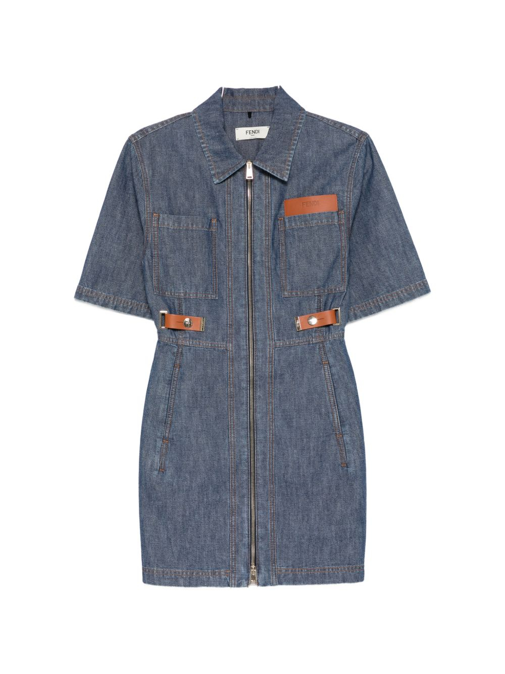 [Fendi] Short sleeve dress FW26 FLD576AW8HF0QB0