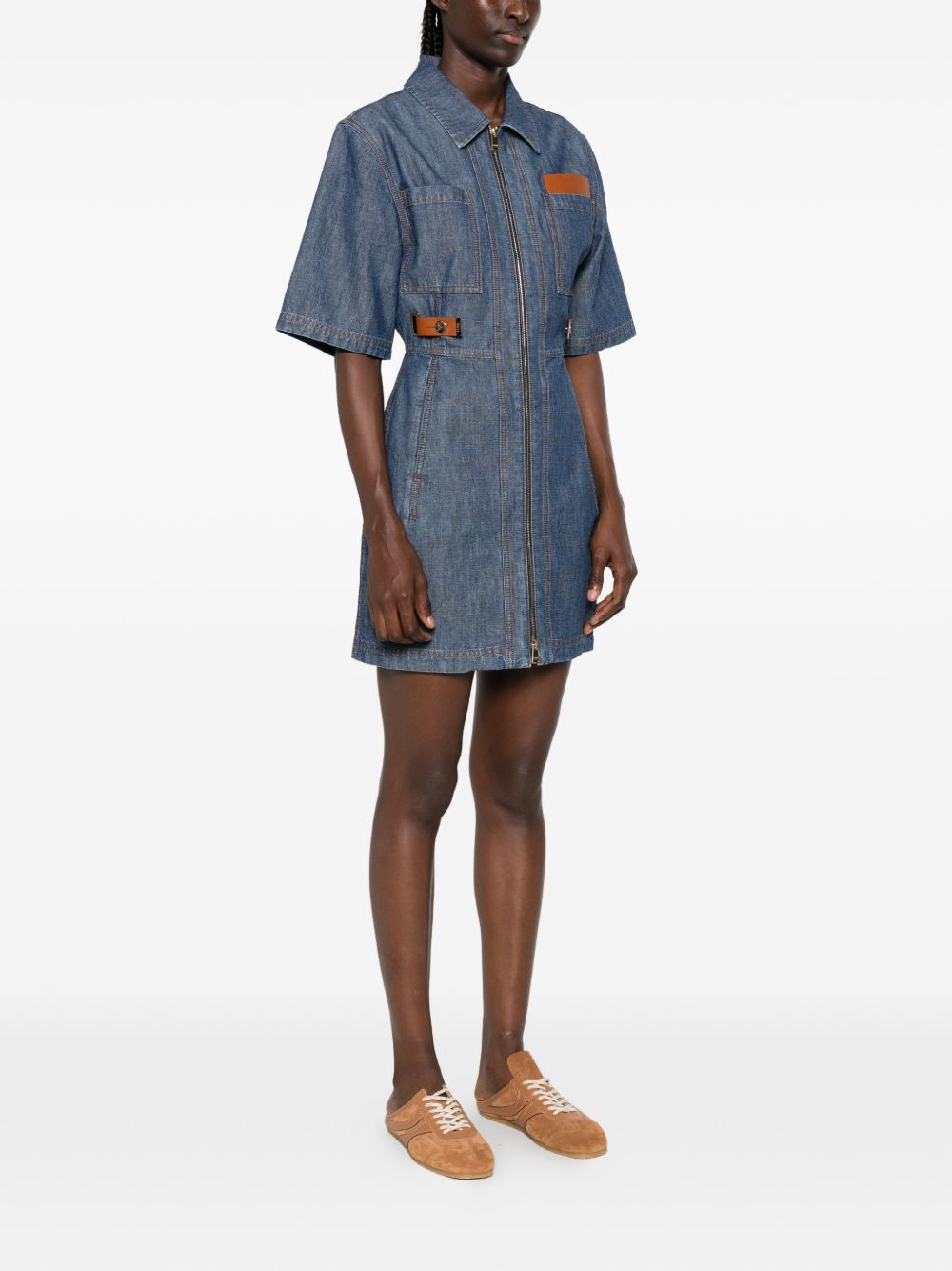 [Fendi] Short sleeve dress FW26 FLD576AW8HF0QB0
