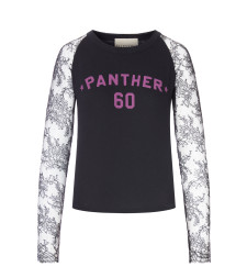 [Valentino Garavani] T-shirts Long Sleeve FW26 9B3MG26LAA7V9N BLACK PURPLE