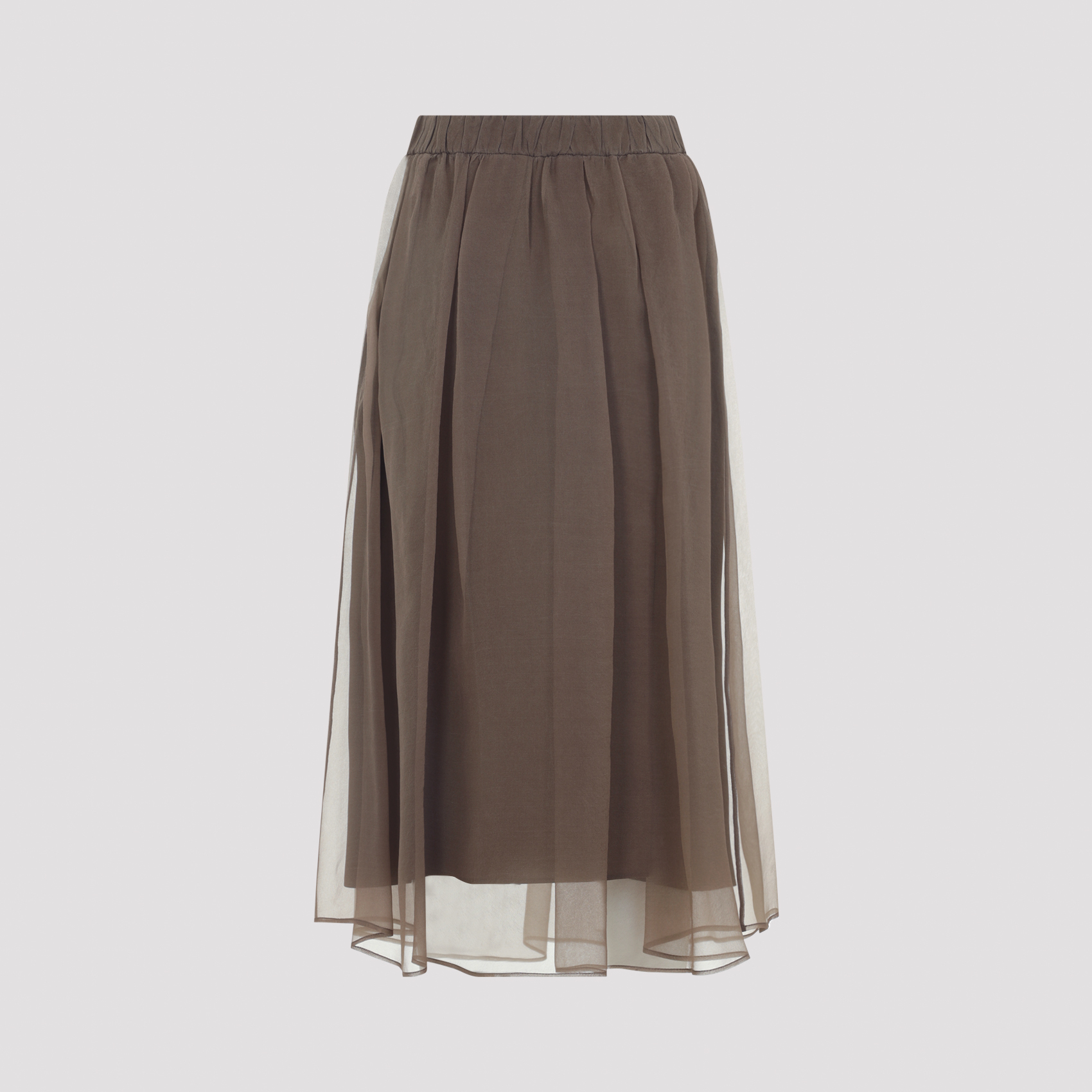 [Brunello Cucinelli] Midi skirt FW26 MP940G4096