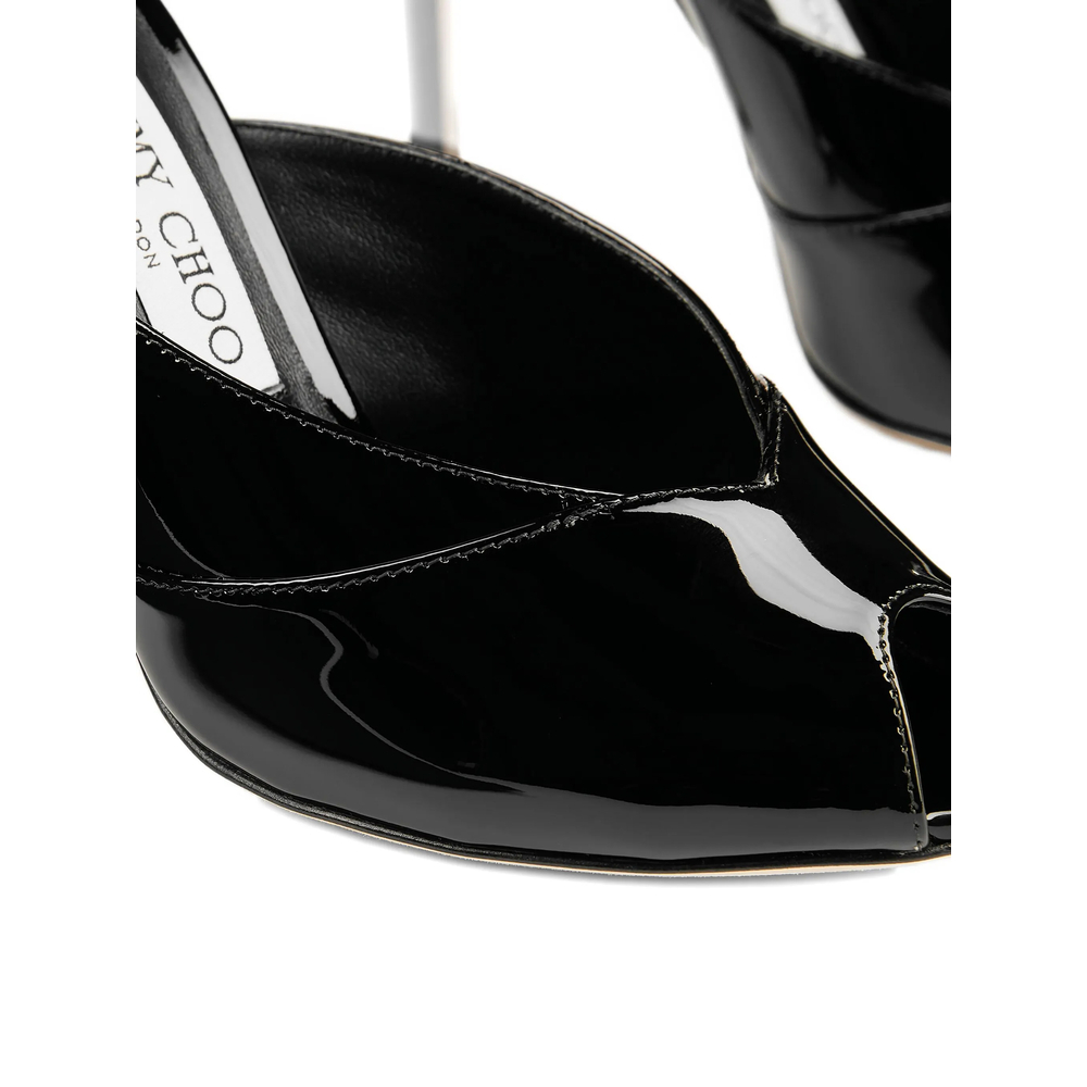 [Jimmy Choo] Sandals FW26 BRIGITTE MULE 100 PAT BLACK