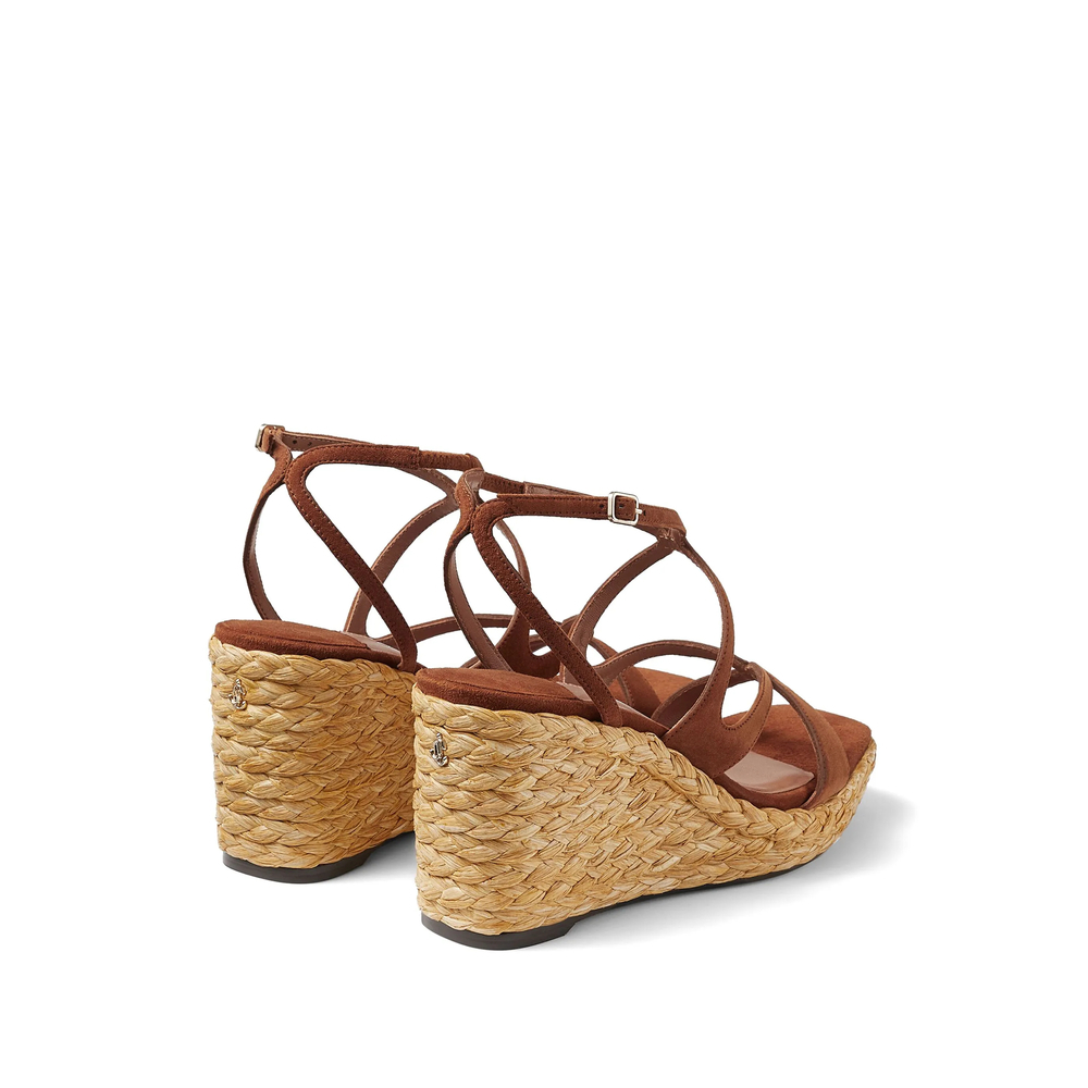 [Jimmy Choo] Sandals FW26 AYLA 85 CUG TAN