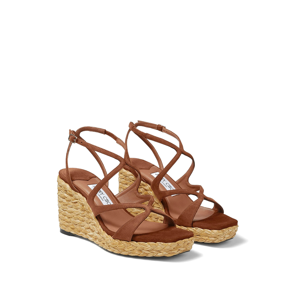 [Jimmy Choo] Sandals FW26 AYLA 85 CUG TAN